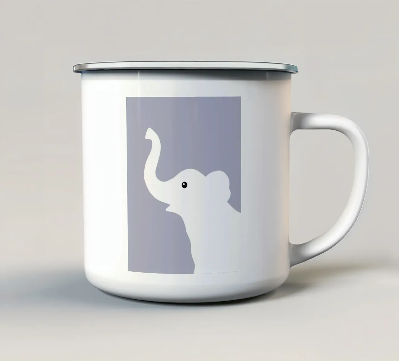 Animale della nursery - elefante tazza in smalto da Little Dean