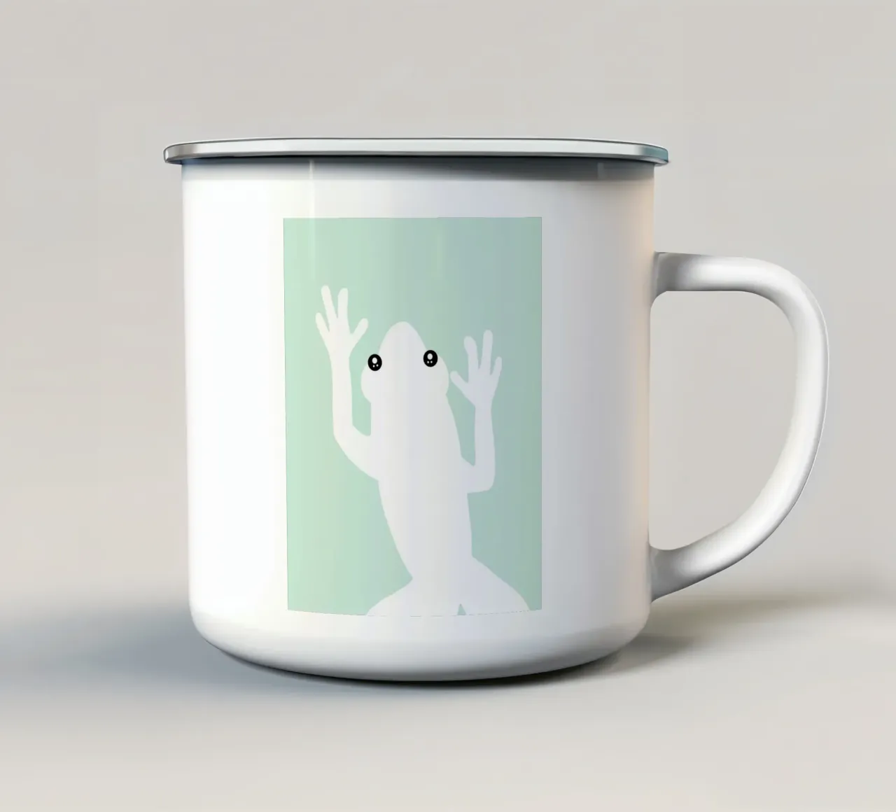Animale da vivaio - Rana tazza in smalto da Little Dean