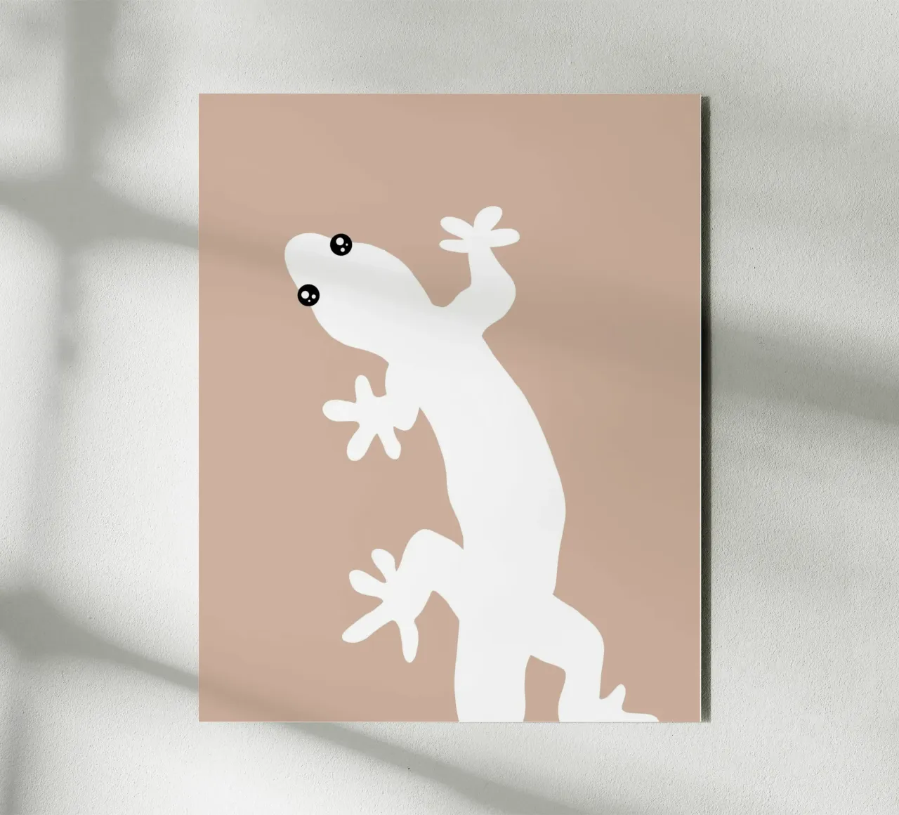 Animale della nursery - Lucertola alluminio dibond da Little Dean
