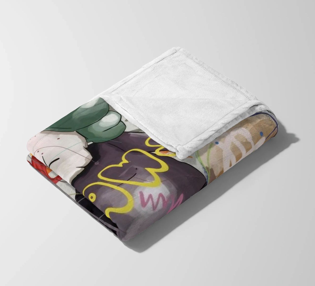 KAWS Character in Graffiti Art coperta in pile da Nando Art