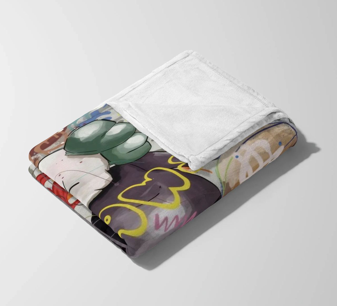 KAWS Character in Graffiti Art coperta in pile da Nando Art