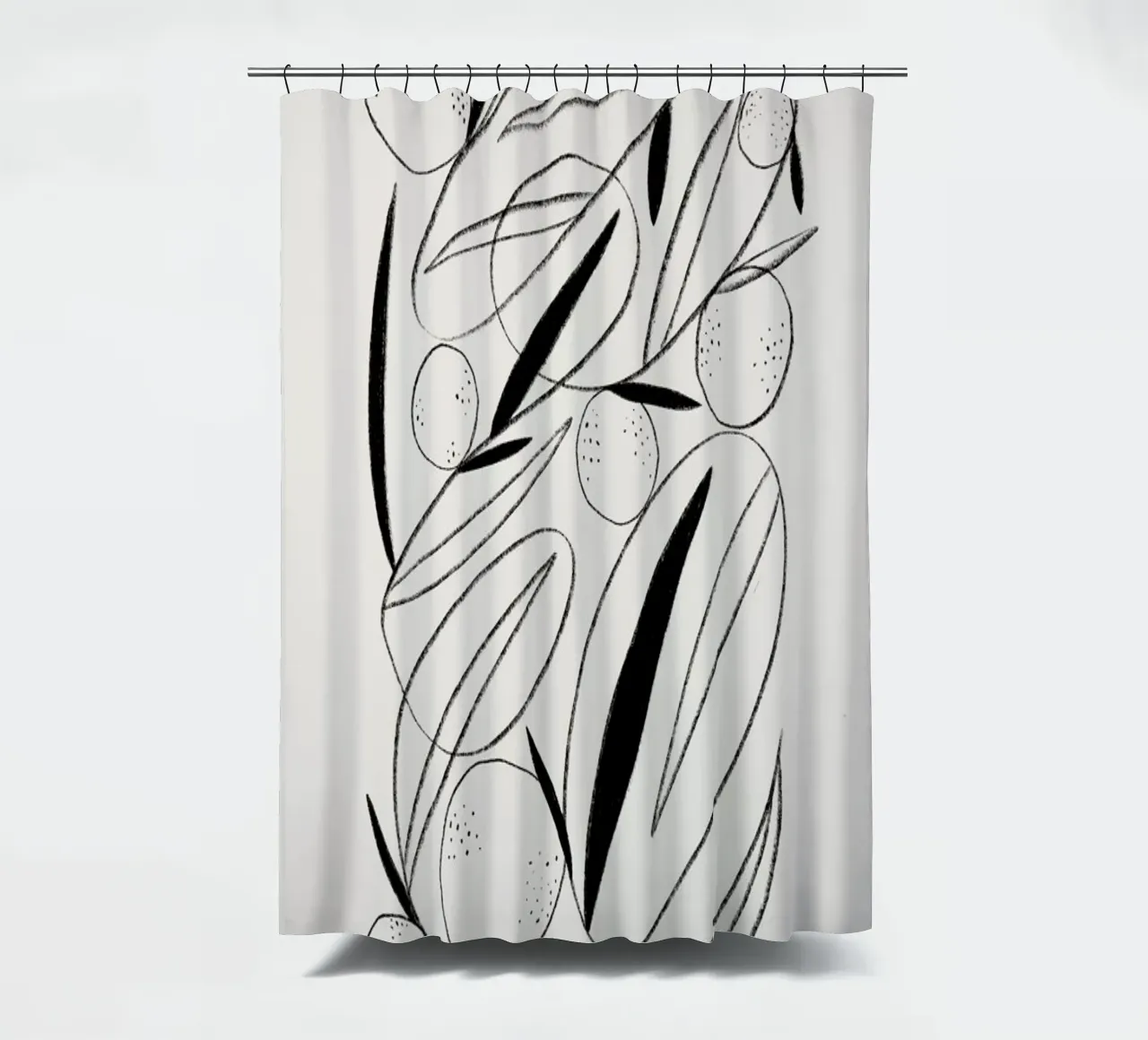 Oranges in Black and White tenda da doccia da Pure