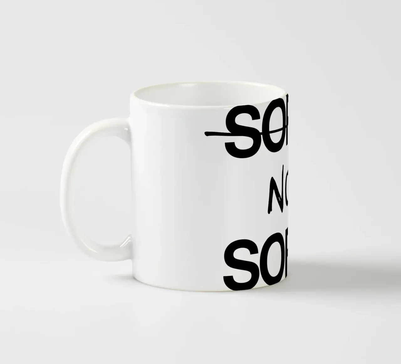 Scusa Non Scusa tazza in ceramica da kirschshop