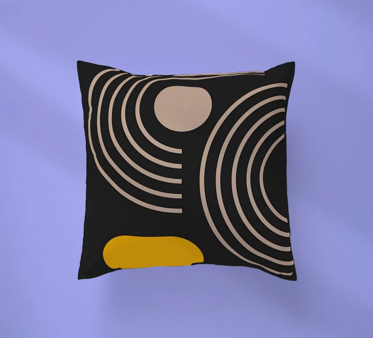 cerchi archi linee forme geometriche curve cuscino da Bacsic design