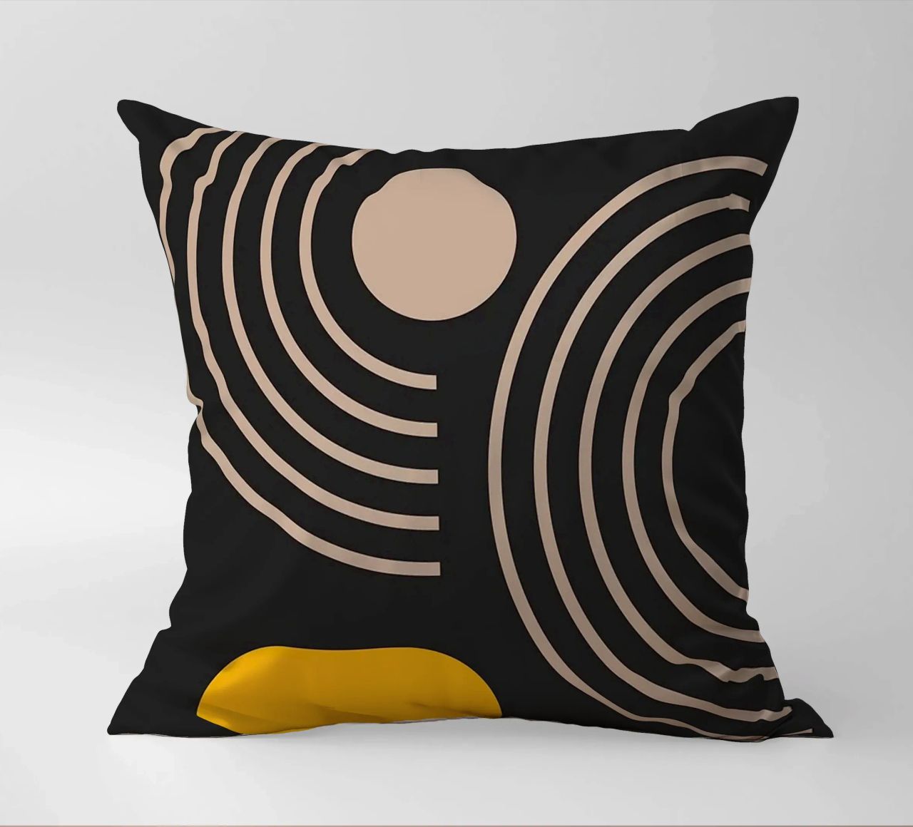 cerchi archi linee forme geometriche curve cuscino da Bacsic design