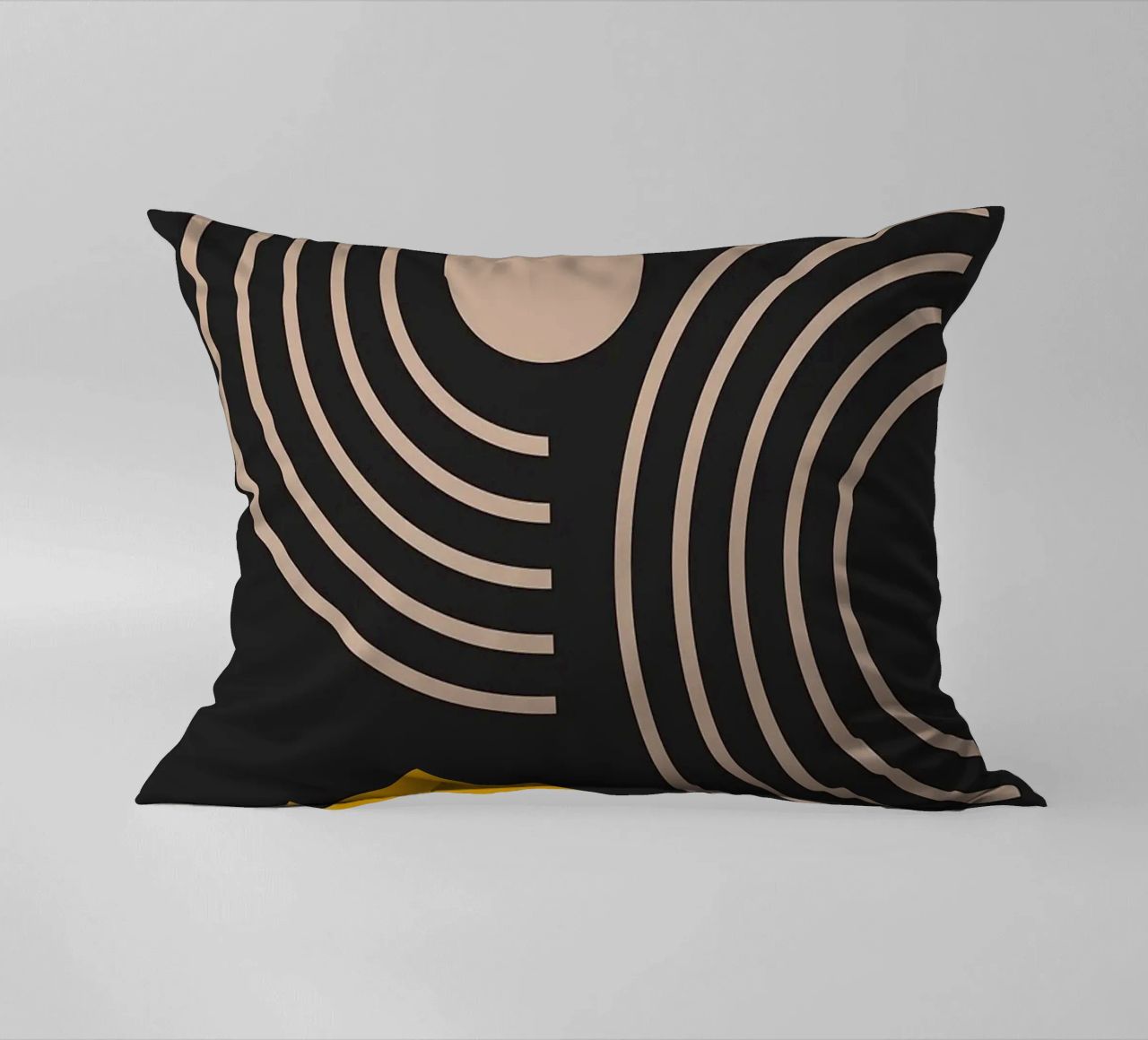 cerchi archi linee forme geometriche curve cuscino da Bacsic design