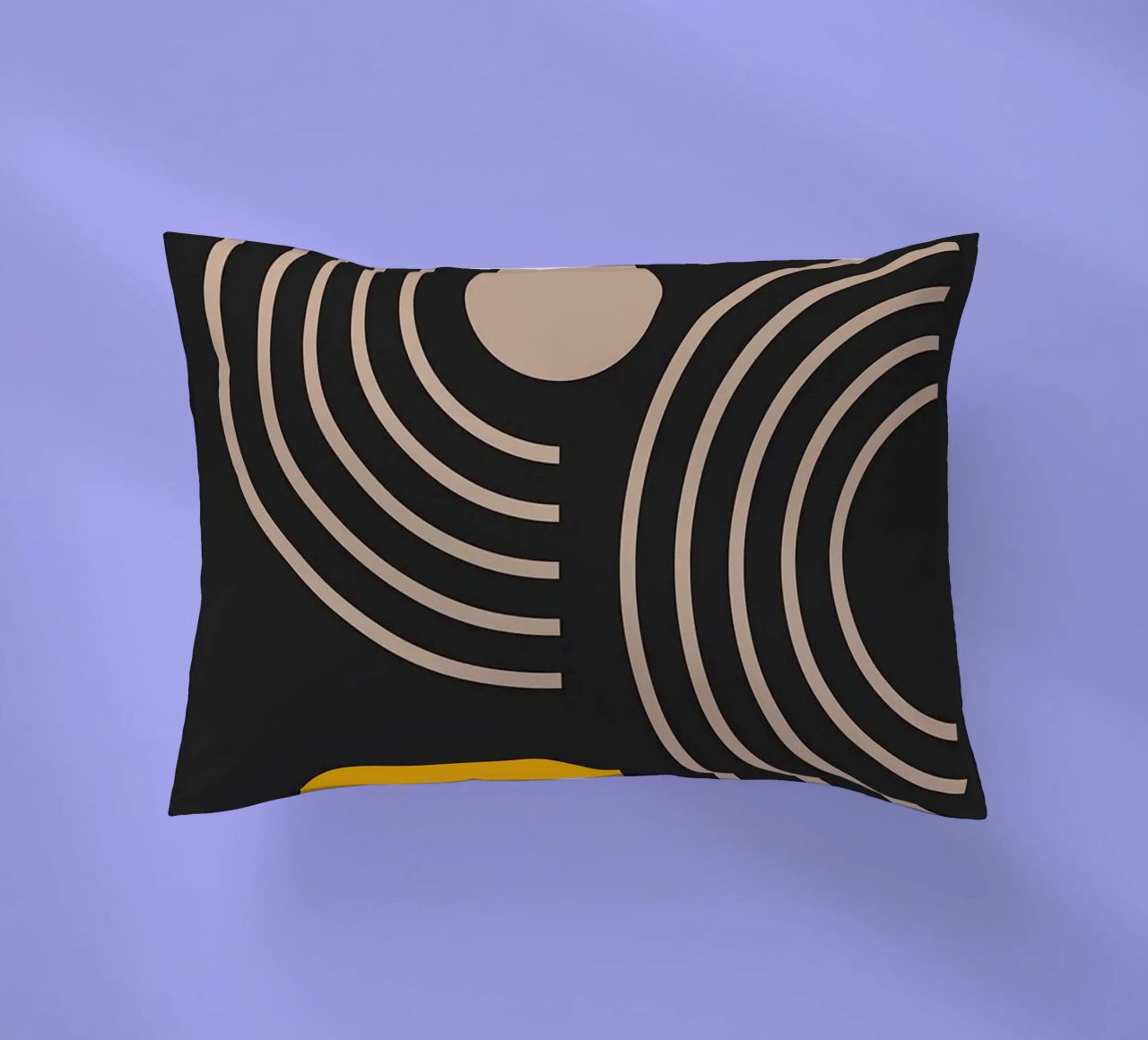 cerchi archi linee forme geometriche curve cuscino da Bacsic design