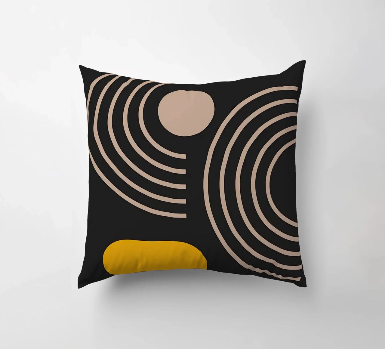 cerchi archi linee forme geometriche curve cuscino da Bacsic design