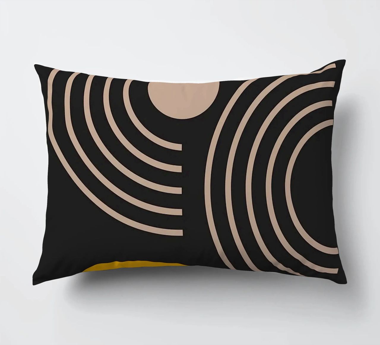 cerchi archi linee forme geometriche curve cuscino da Bacsic design