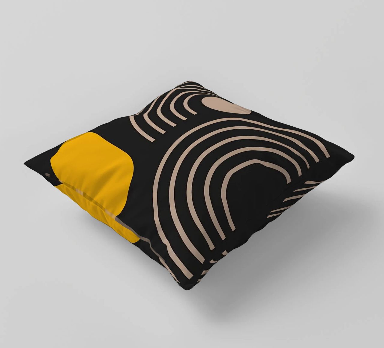 cerchi archi linee forme geometriche curve cuscino da Bacsic design
