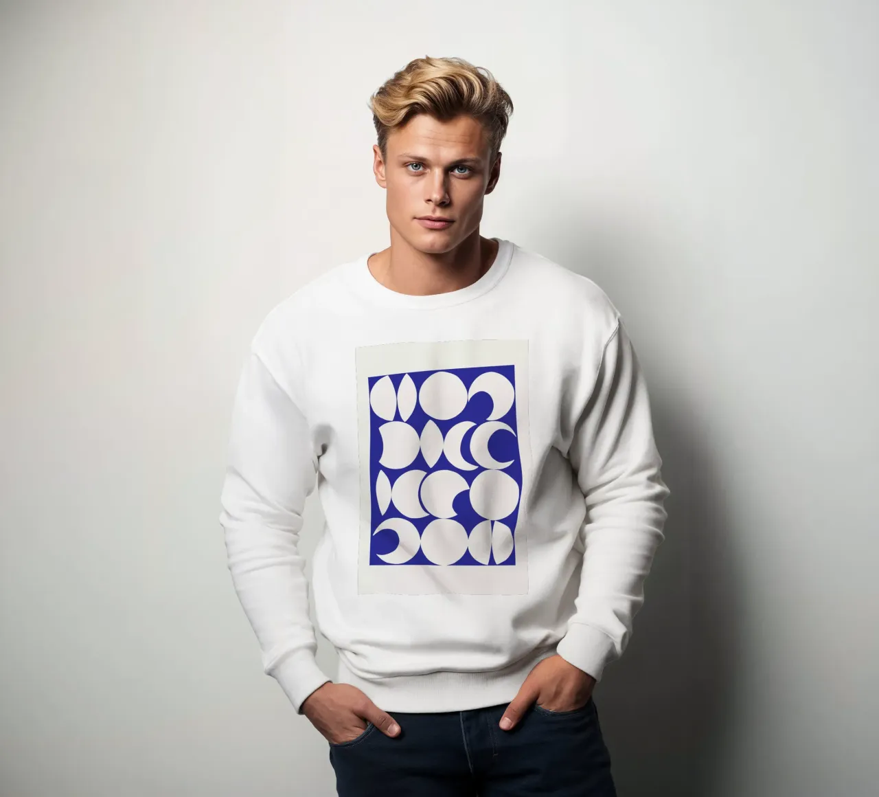 Retro Pattern 3 Sweatshirt von Pure