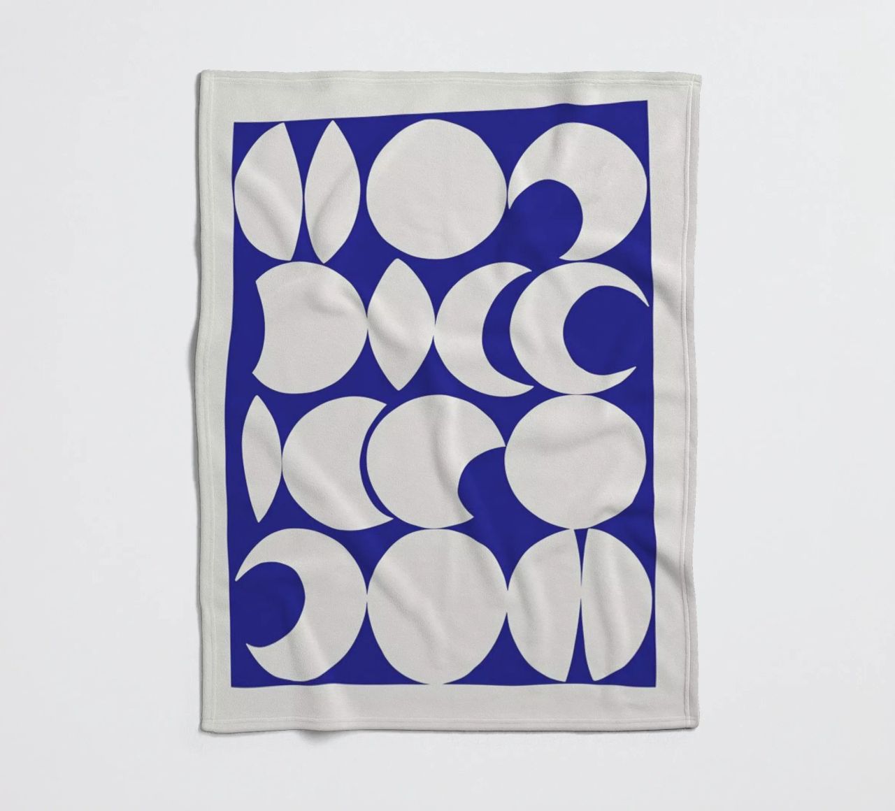 Retro Pattern 3 fleece blanket by Pure