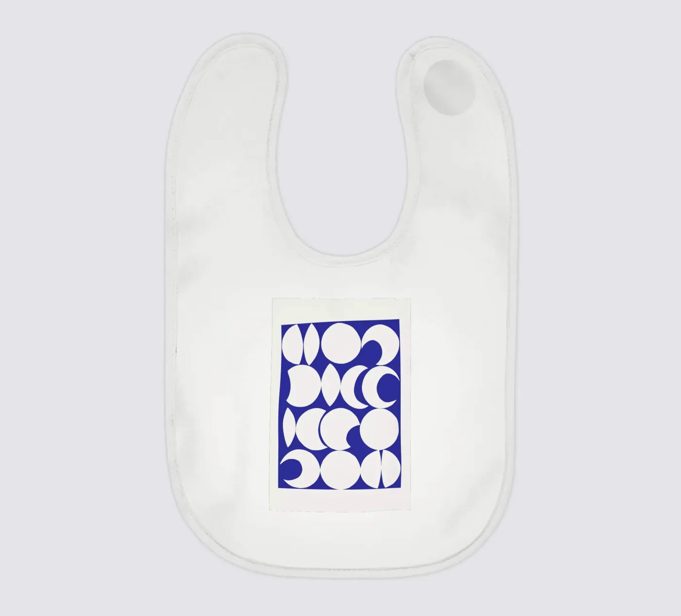 Retro Pattern 3 baby slabbetje van Pure