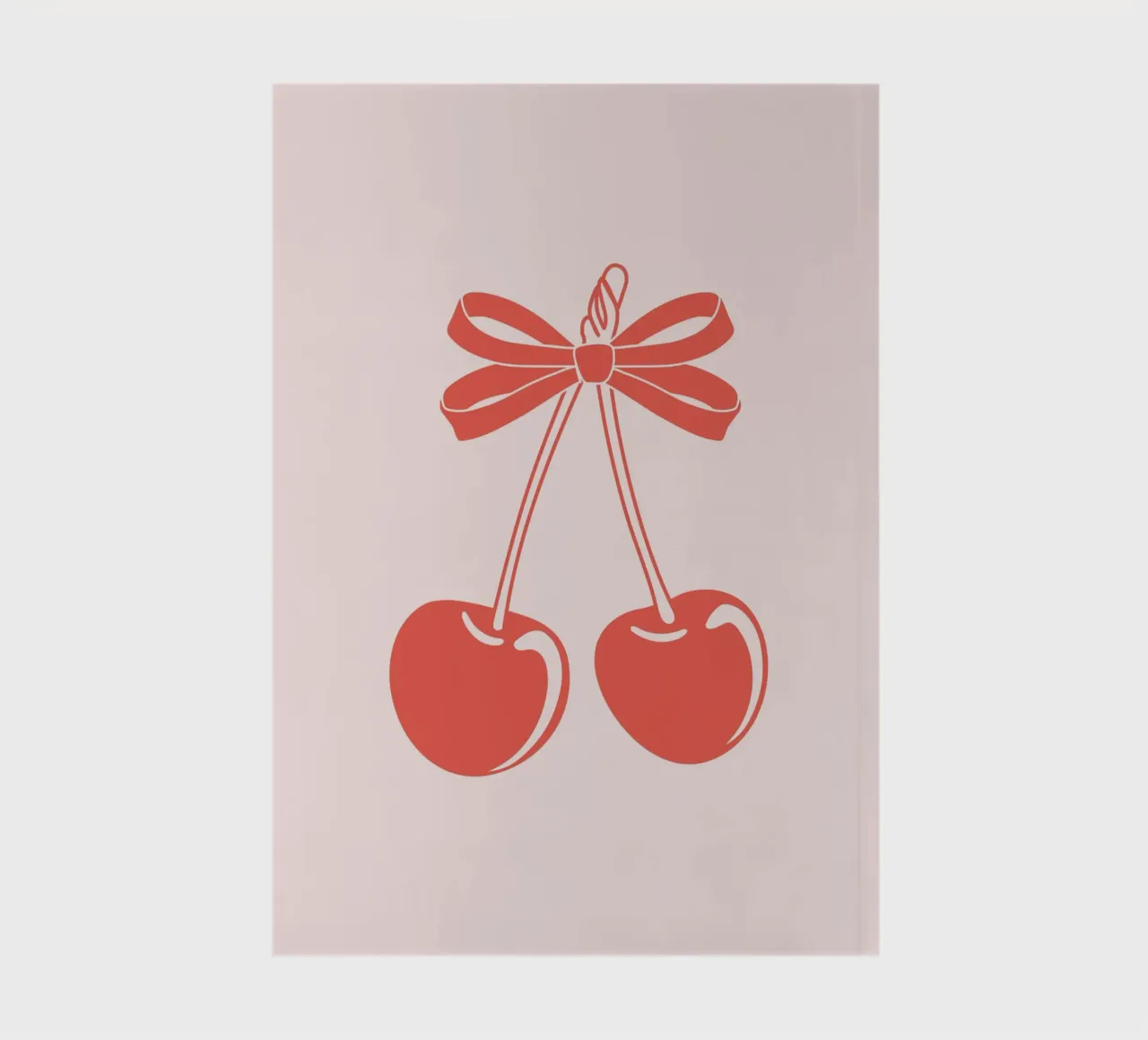 Tied with Cherries notebook by cafelab