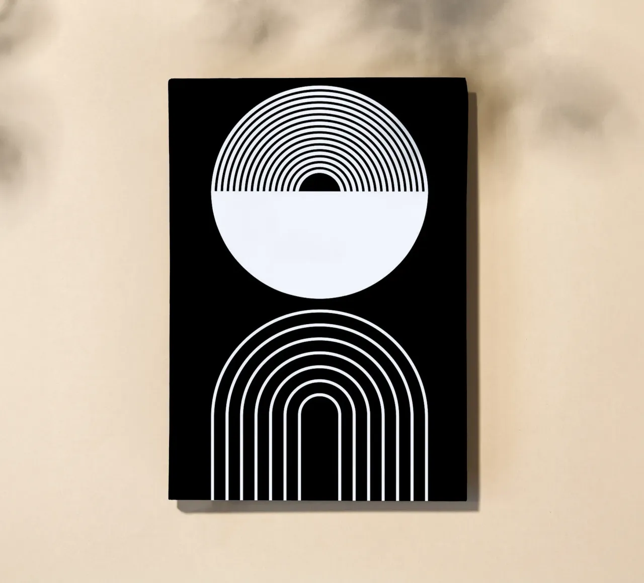 cerchio semicerchio linee curve concentriche diario da Bacsic design