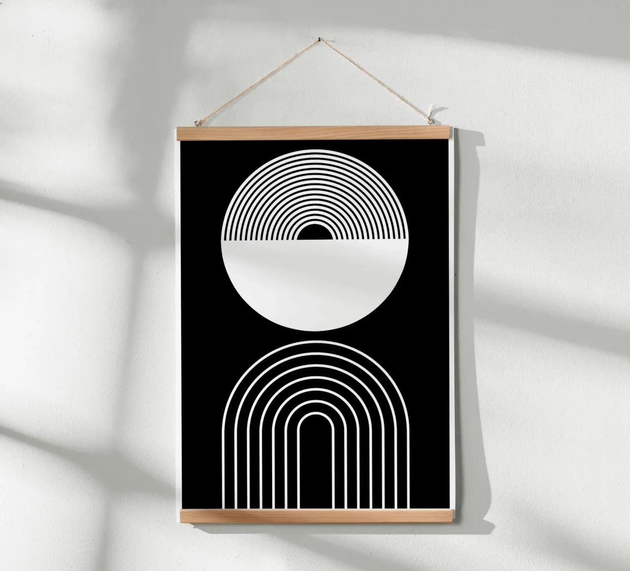 circle semi-circle lines curves concentric Hahnemühle von Bacsic design