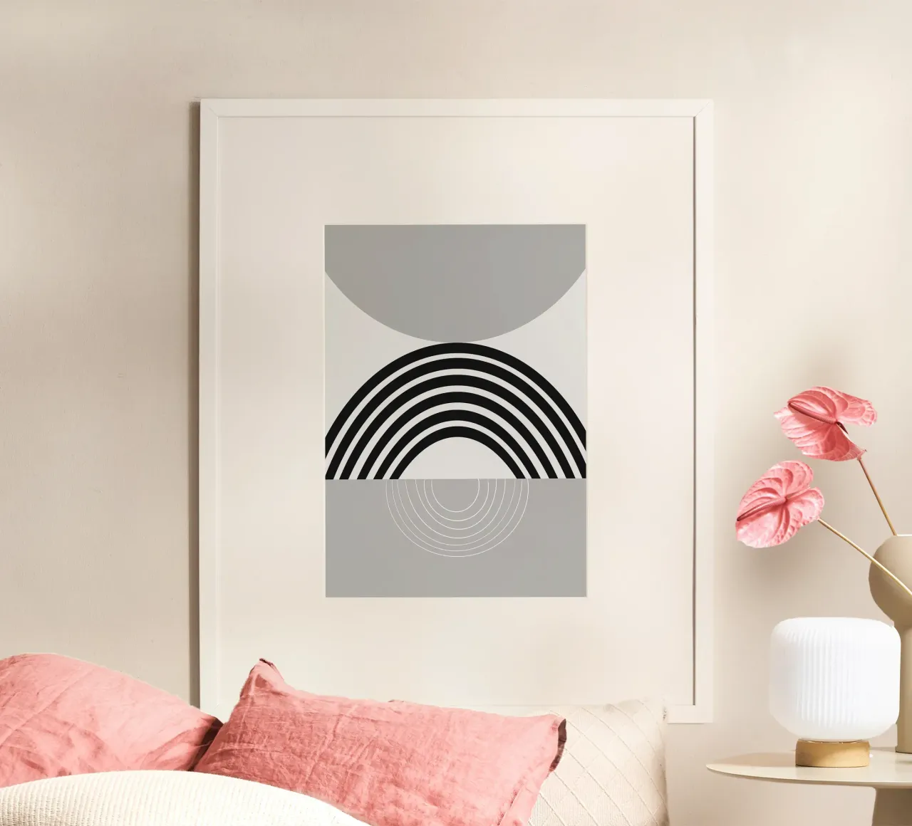 curve ad arco forme a semicerchio simmetria carta hahnemühle da Bacsic design