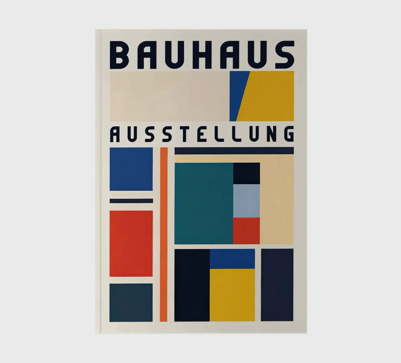 Typografie Geometrische Formen Buchstaben Text Notizbuch von Bacsic design