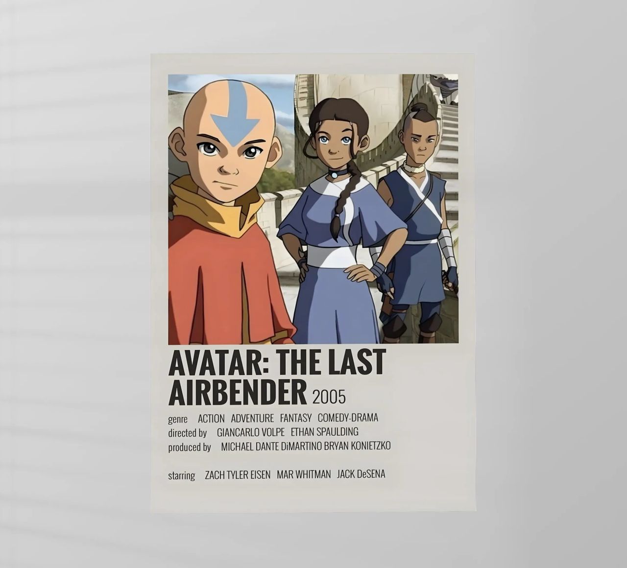 AVATAR THE LAST AIRBENDER 2005 pellicola backlit da MVFminimalist