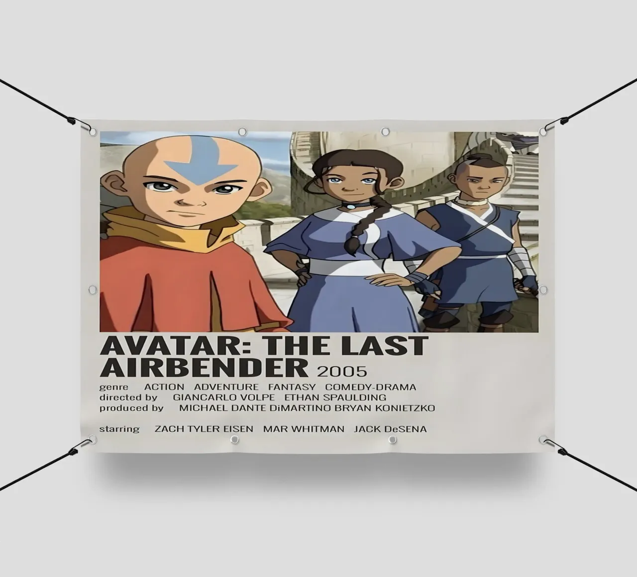 AVATAR THE LAST AIRBENDER 2005 telo in pvc da MVFminimalist
