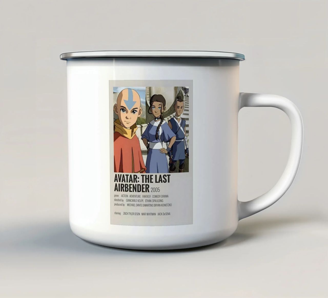 AVATAR THE LAST AIRBENDER 2005 tazza in smalto da MVFminimalist