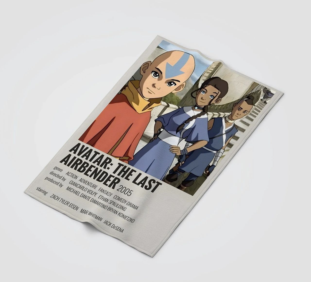 AVATAR THE LAST AIRBENDER 2005 coperta in pile da MVFminimalist