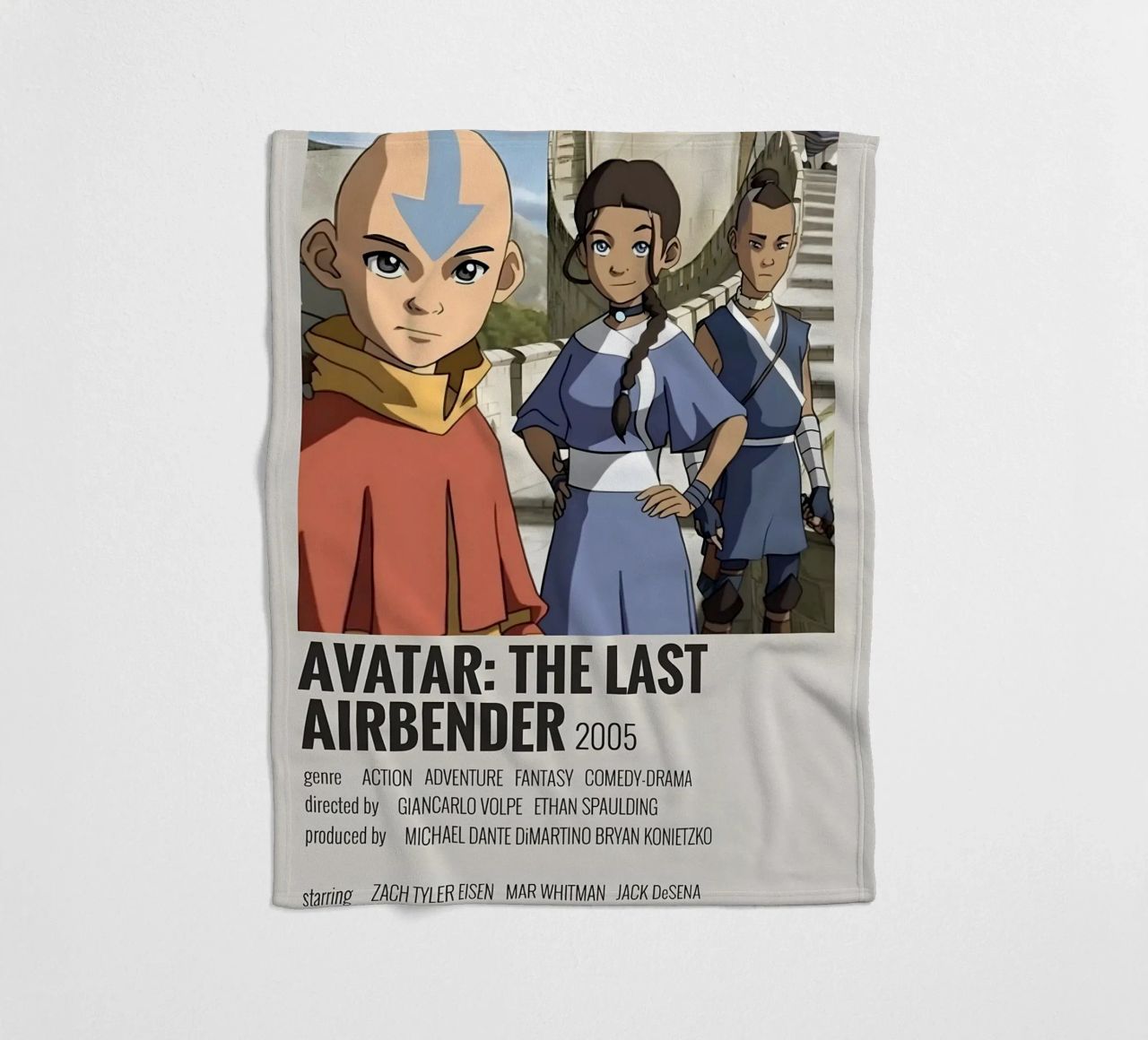 AVATAR THE LAST AIRBENDER 2005 coperta in pile da MVFminimalist