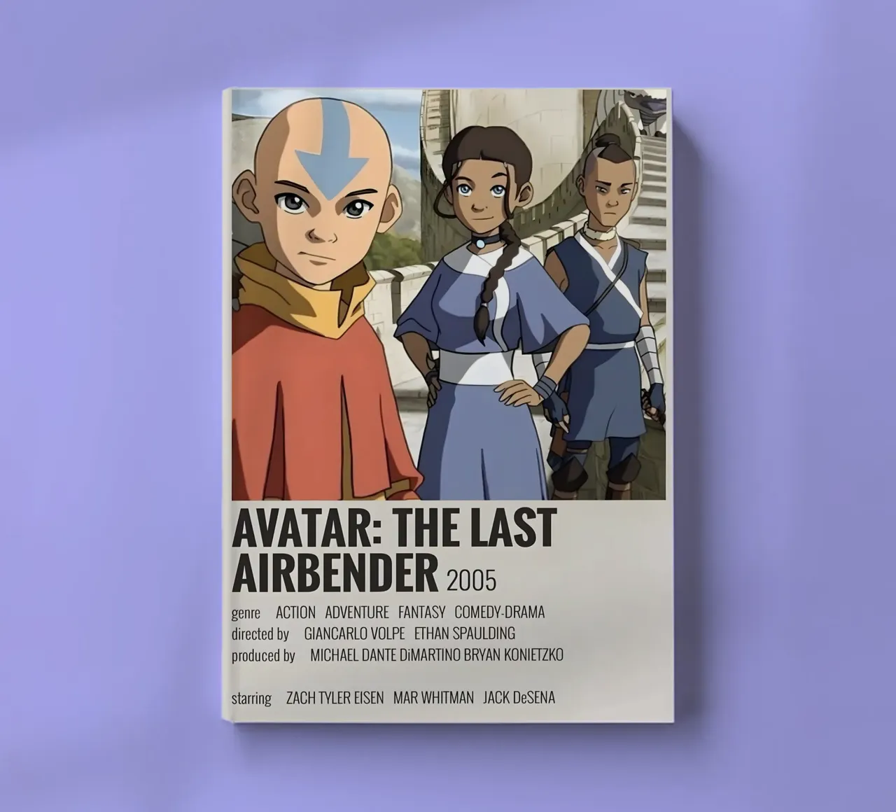 AVATAR THE LAST AIRBENDER 2005 notebook by MVFminimalist