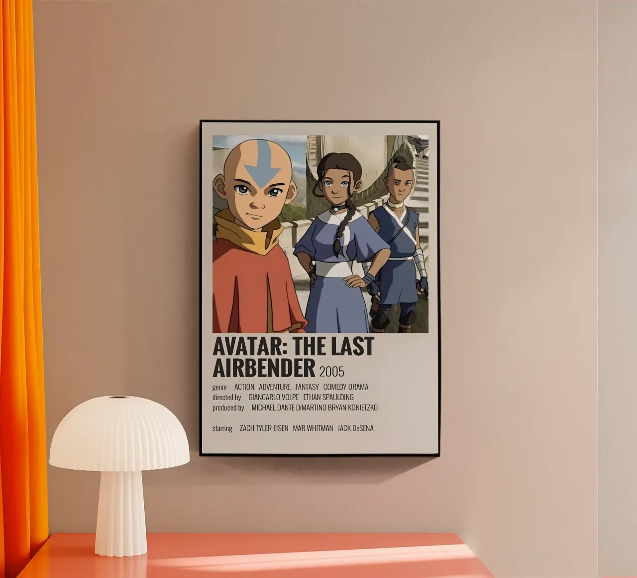 AVATAR THE LAST AIRBENDER 2005 acrylic glass by MVFminimalist