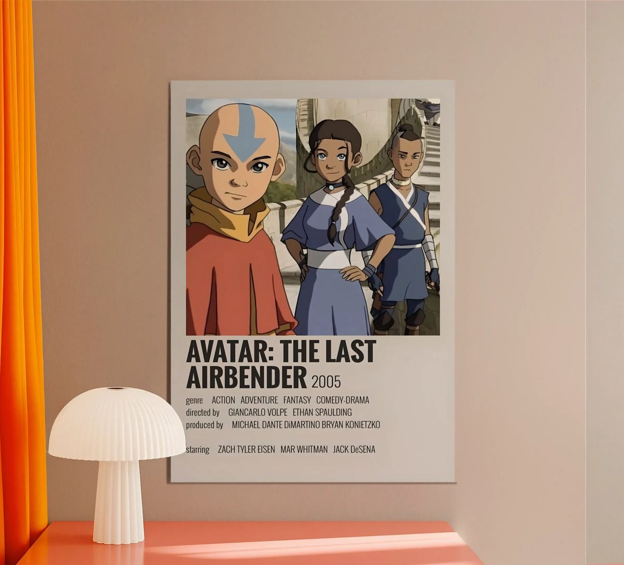 AVATAR THE LAST AIRBENDER 2005 alluminio dibond da MVFminimalist