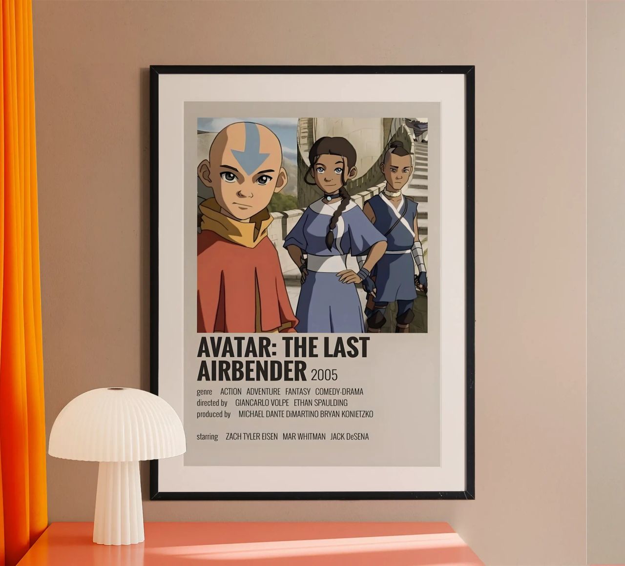 AVATAR THE LAST AIRBENDER 2005 carta hahnemühle da MVFminimalist