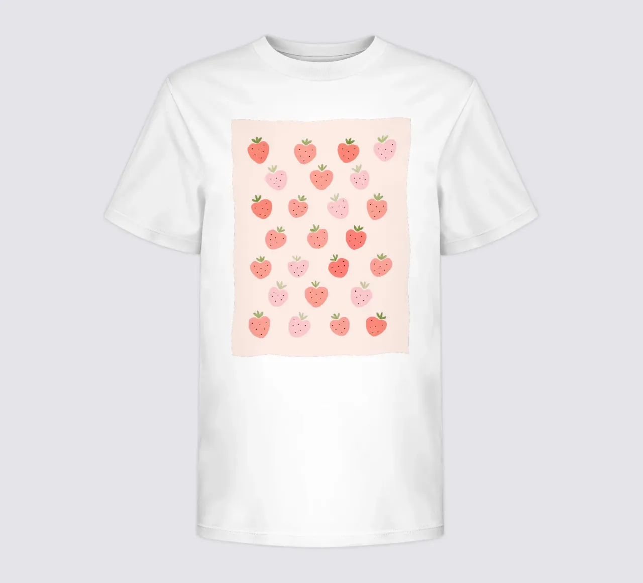 Erdbeere Süße Köstlichkeiten Kinder T-Shirt von cafelab