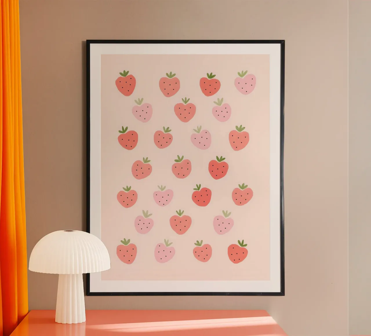 Strawberry Sweet Delights poster by cafelab