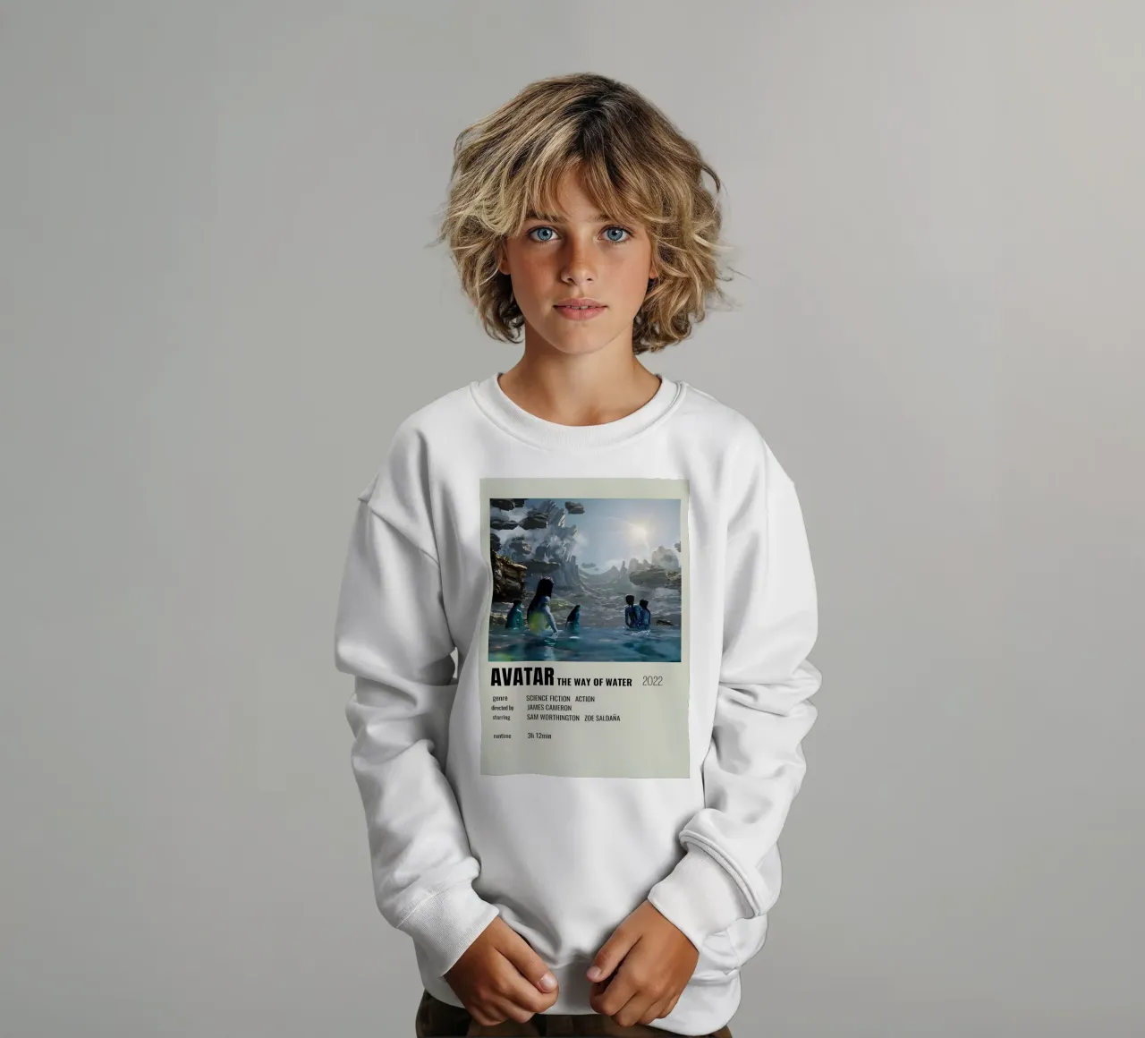 AVATAR THE WAY OF WATER 2022 felpa bambino da MVFminimalist