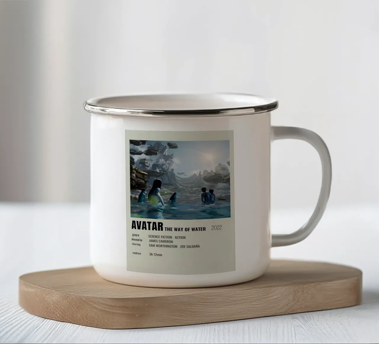 AVATAR THE WAY OF WATER 2022 tazza in smalto da MVFminimalist