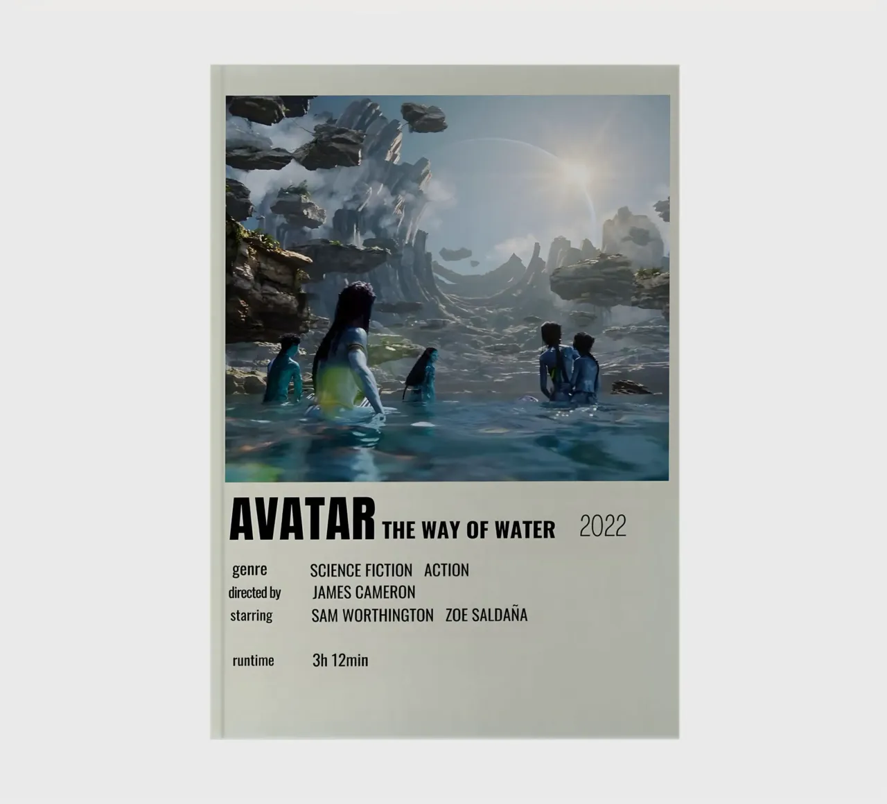 AVATAR THE WAY OF WATER 2022 notebook by MVFminimalist