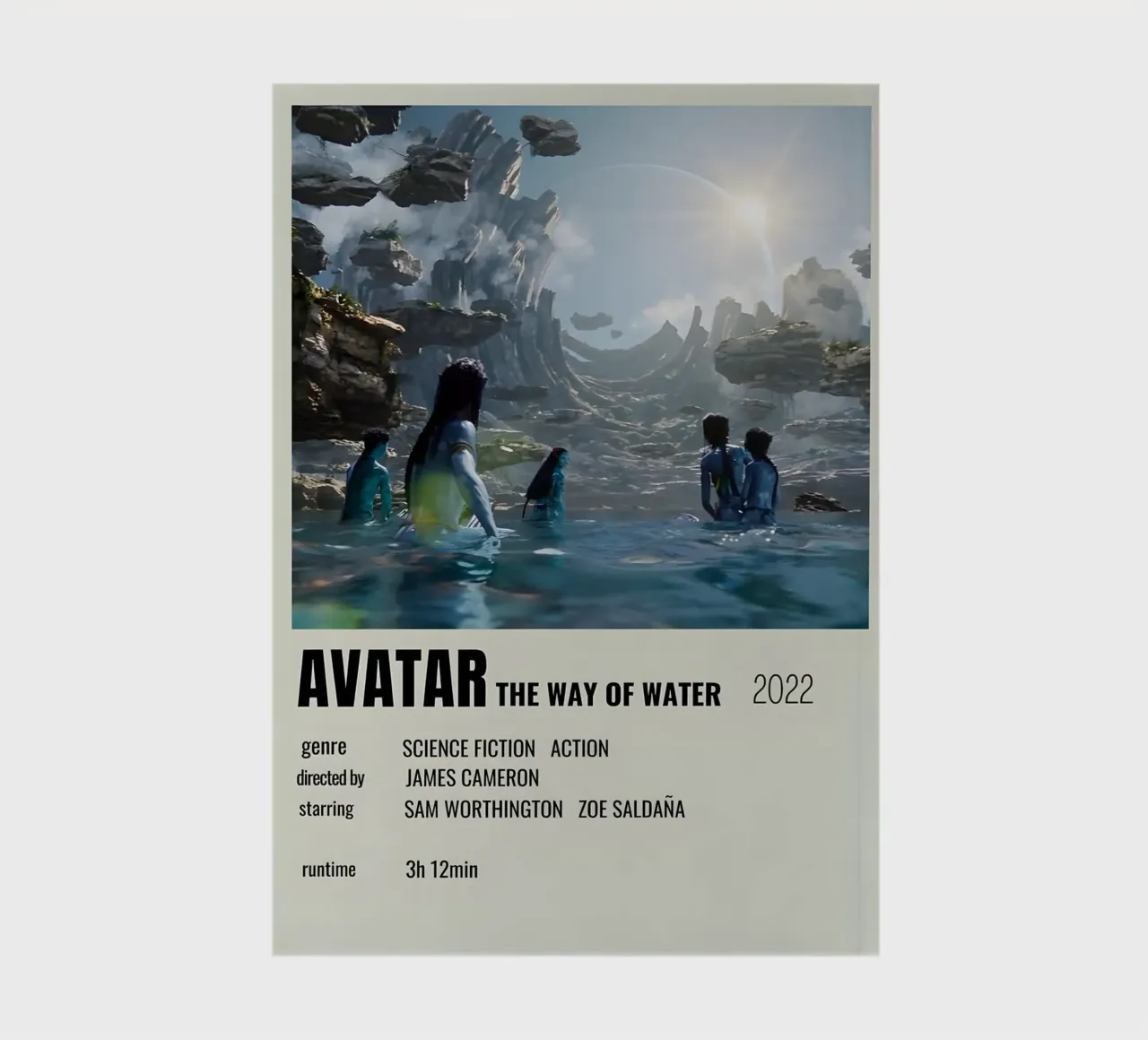 AVATAR THE WAY OF WATER 2022 notebook by MVFminimalist