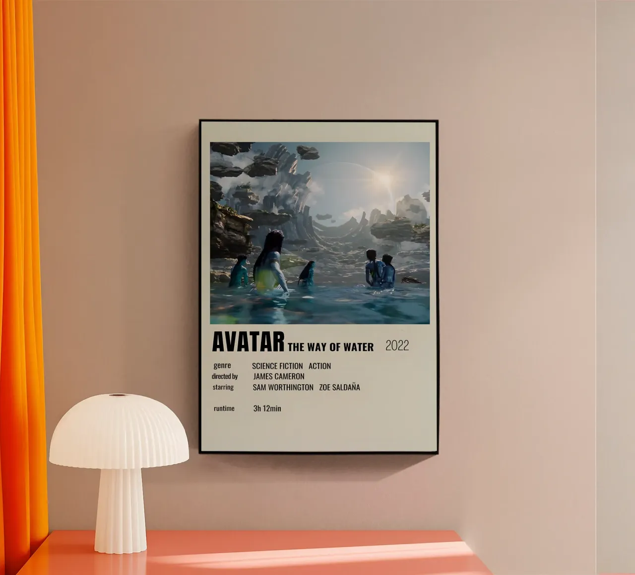 AVATAR THE WAY OF WATER 2022 plexiglass da MVFminimalist