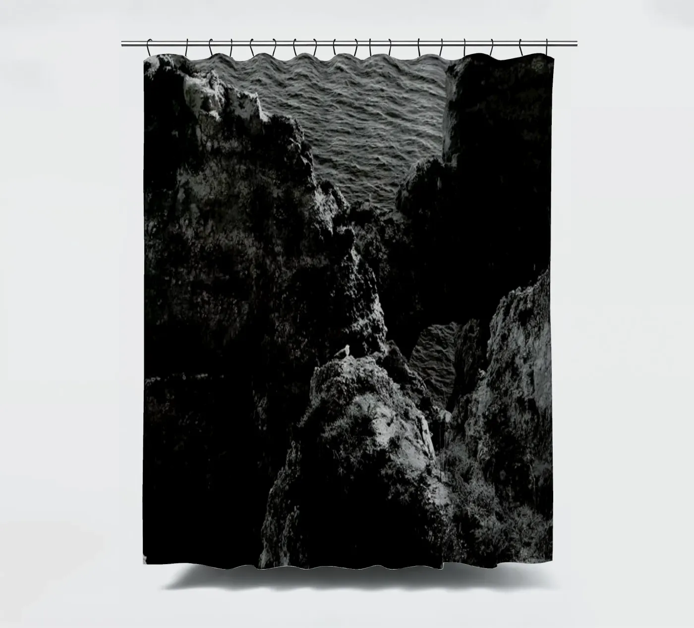 Subtle Lights shower curtain by Sebastian Hilgetag