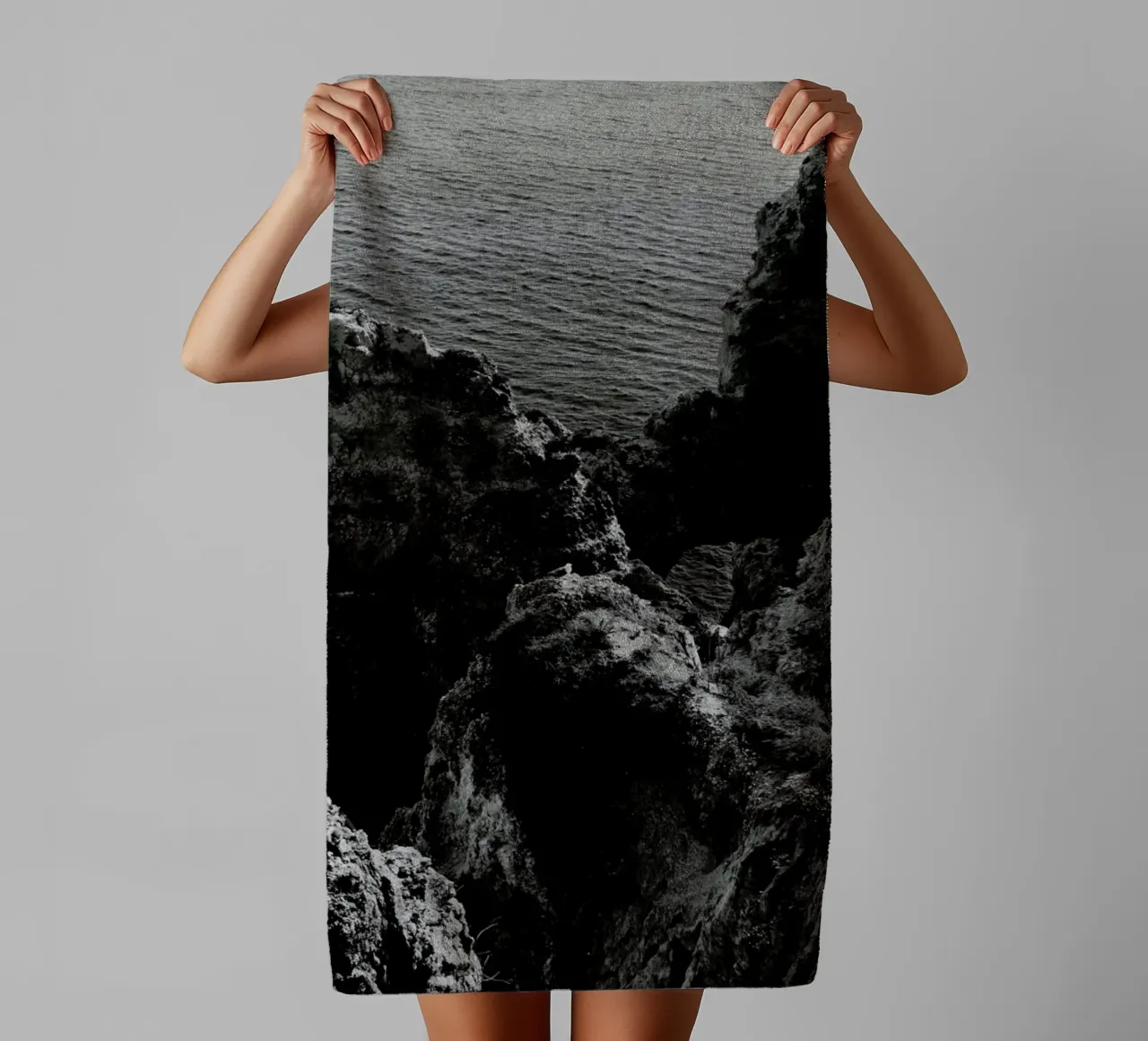 Subtle Lights badhanddoek van Sebastian Hilgetag