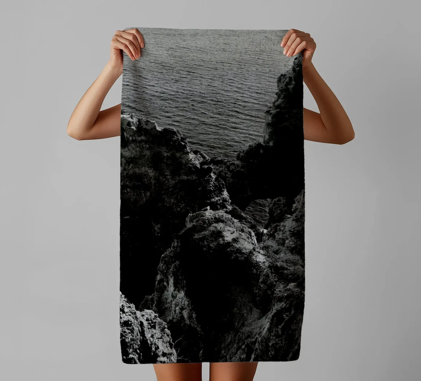 Subtle Lights badhanddoek van Sebastian Hilgetag