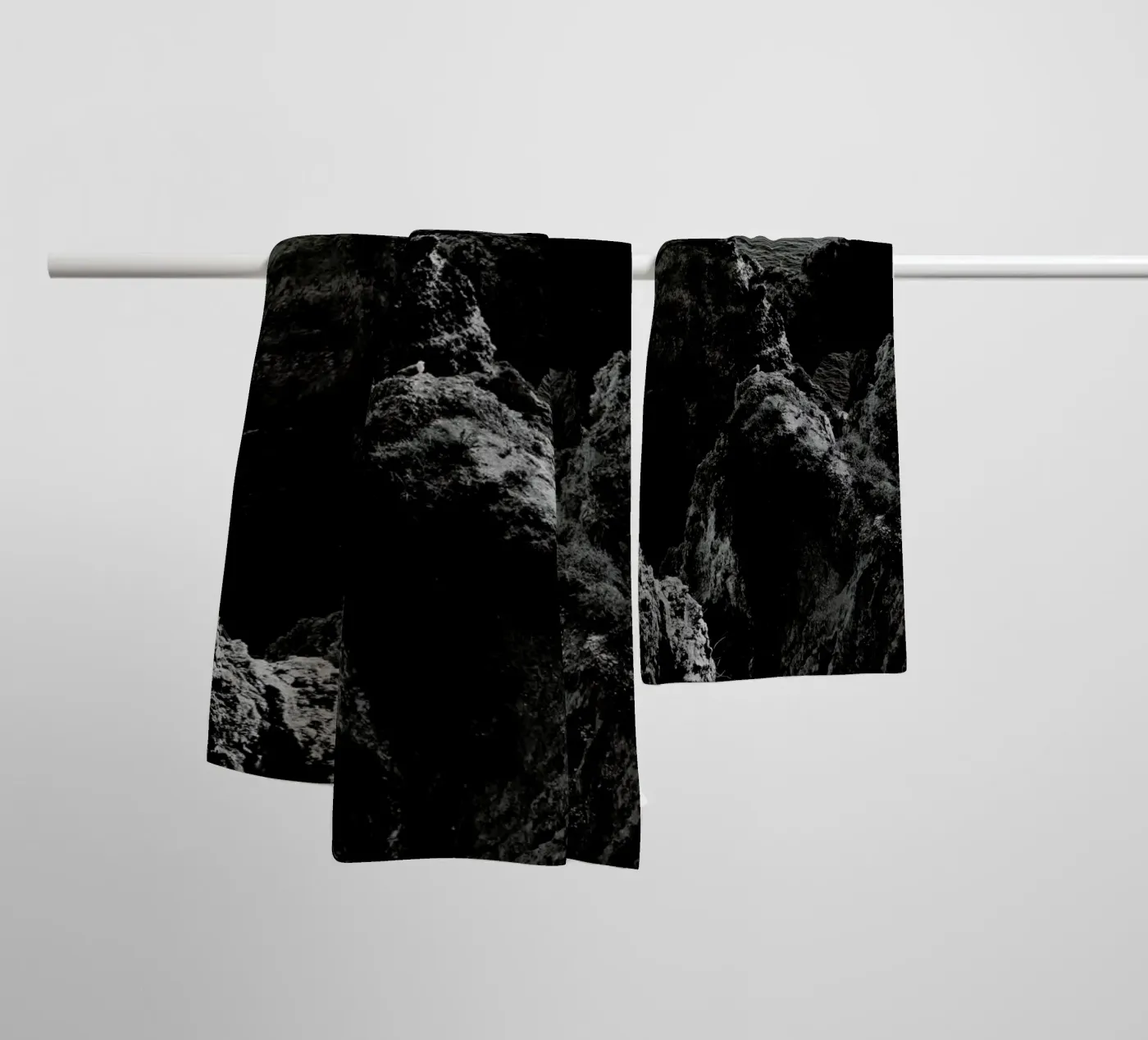 Subtle Lights badhanddoek van Sebastian Hilgetag