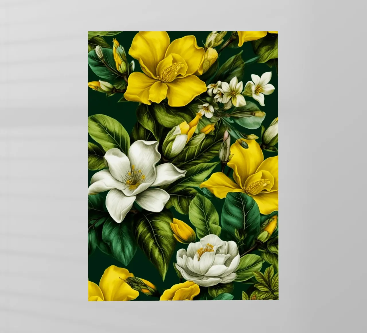 Fiori gialli e bianchi pellicola backlit da Justyna Jaszke JBJart