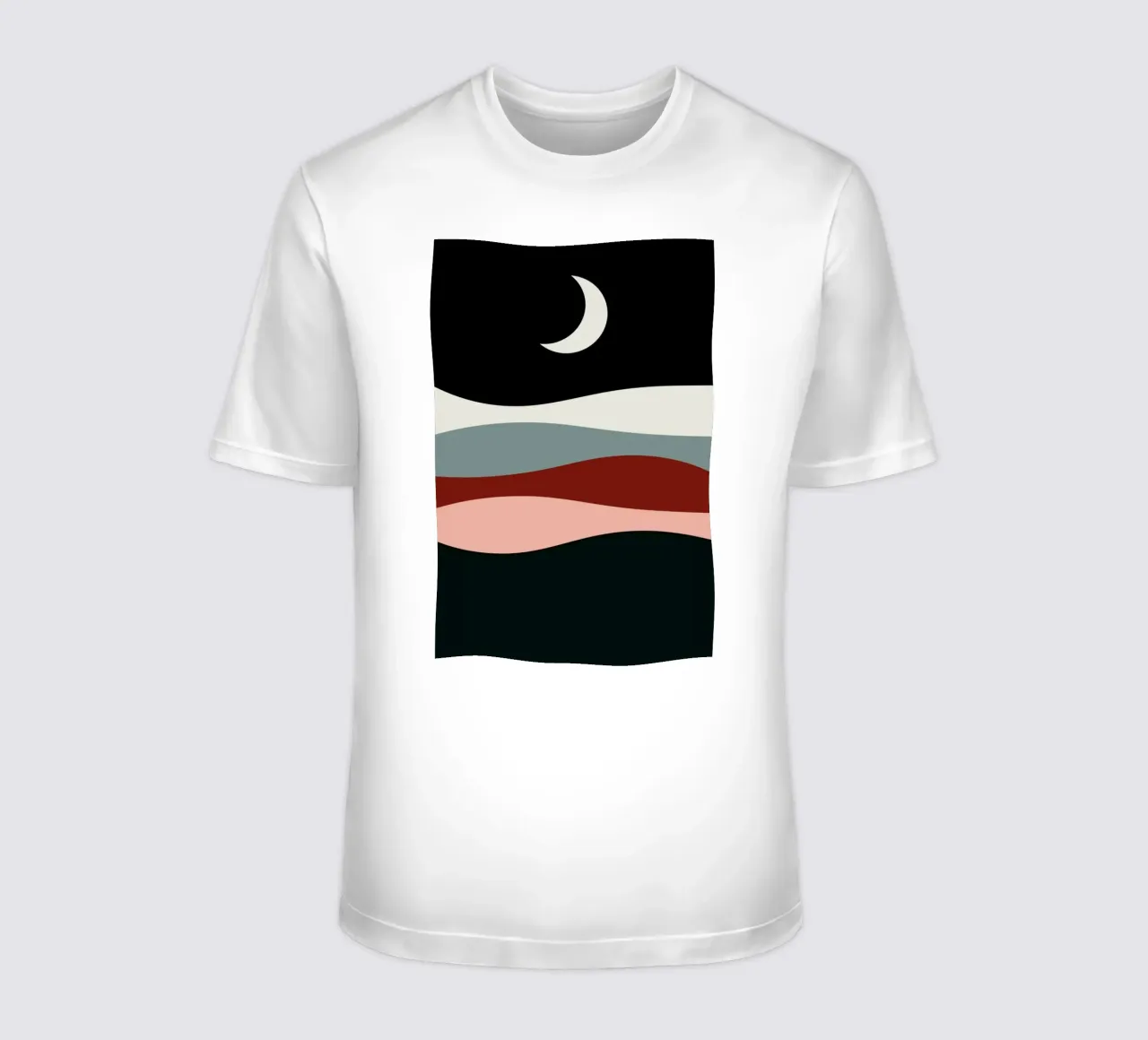 Half Moon Over the Sand t-shirt da Pure