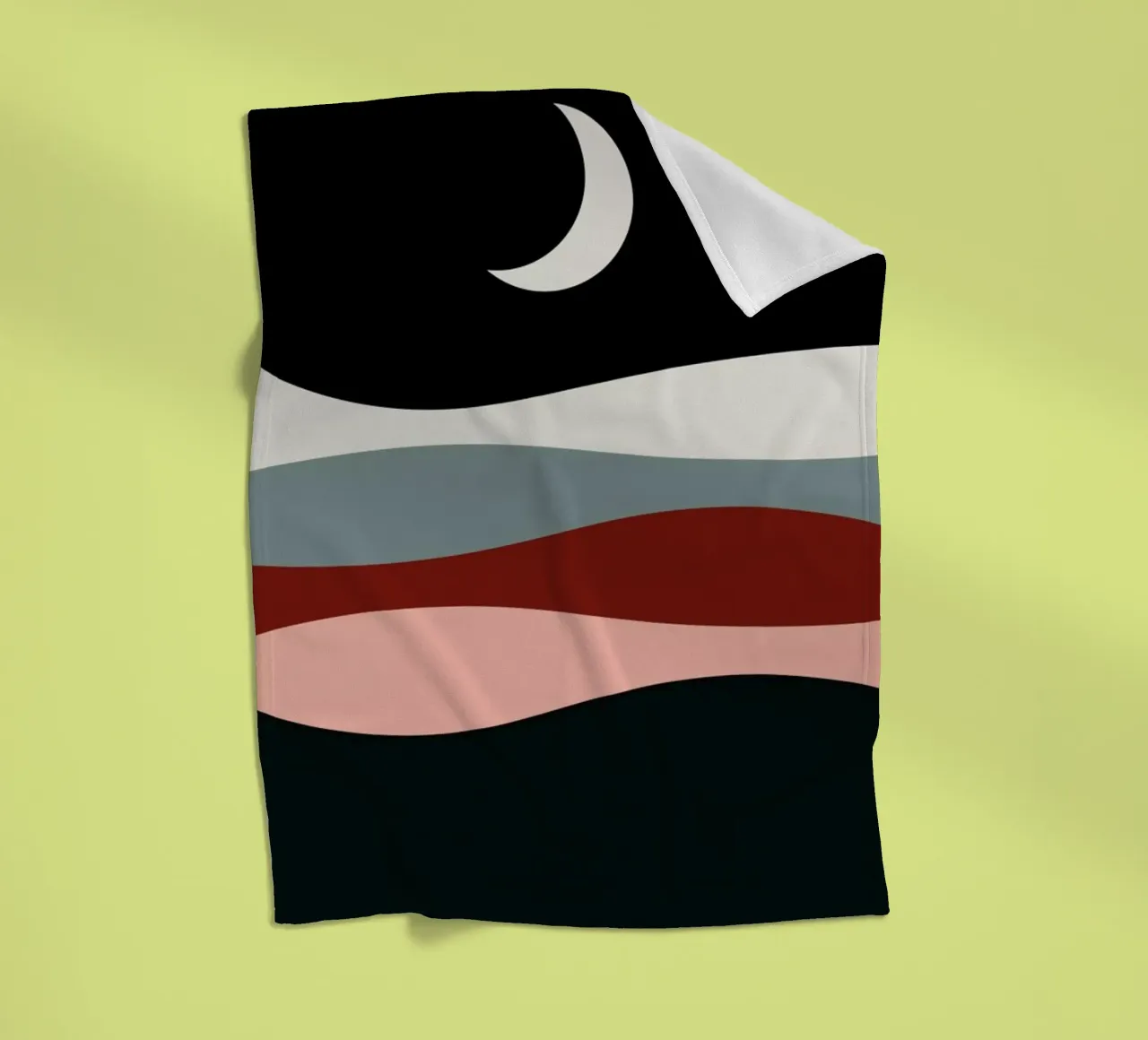 Half Moon Over the Sand coperta in pile da Pure