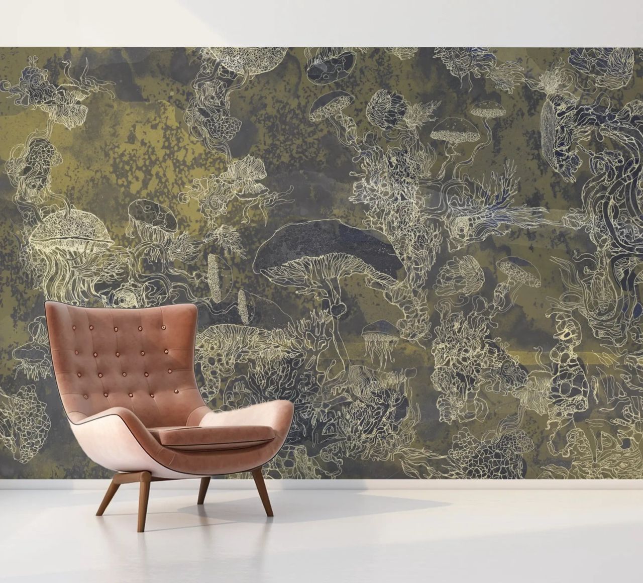 golden mush photo wallpaper by Giulio Iurissevich