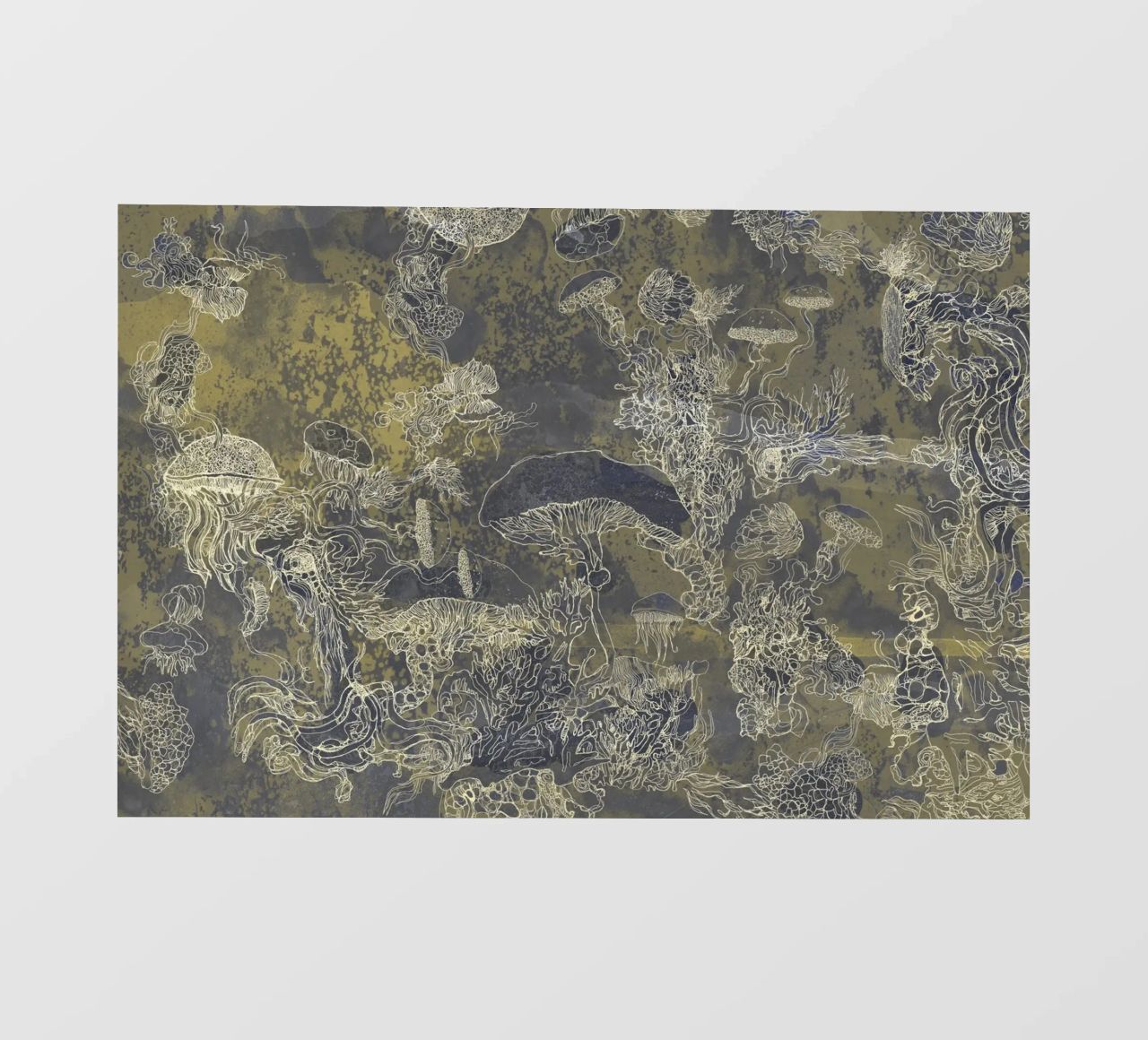 golden mush photo wallpaper by Giulio Iurissevich