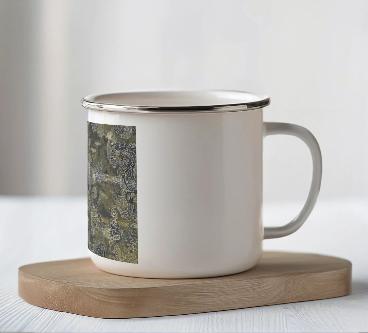 golden mush tazza in smalto da Giulio Iurissevich