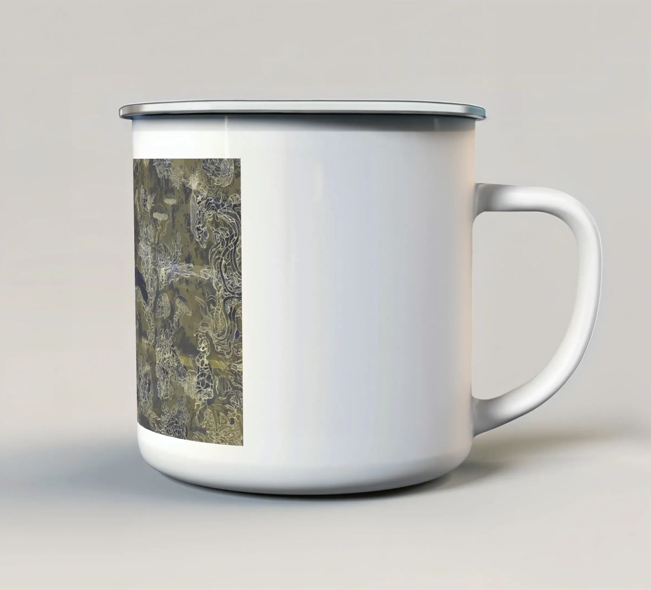 golden mush tazza in smalto da Giulio Iurissevich