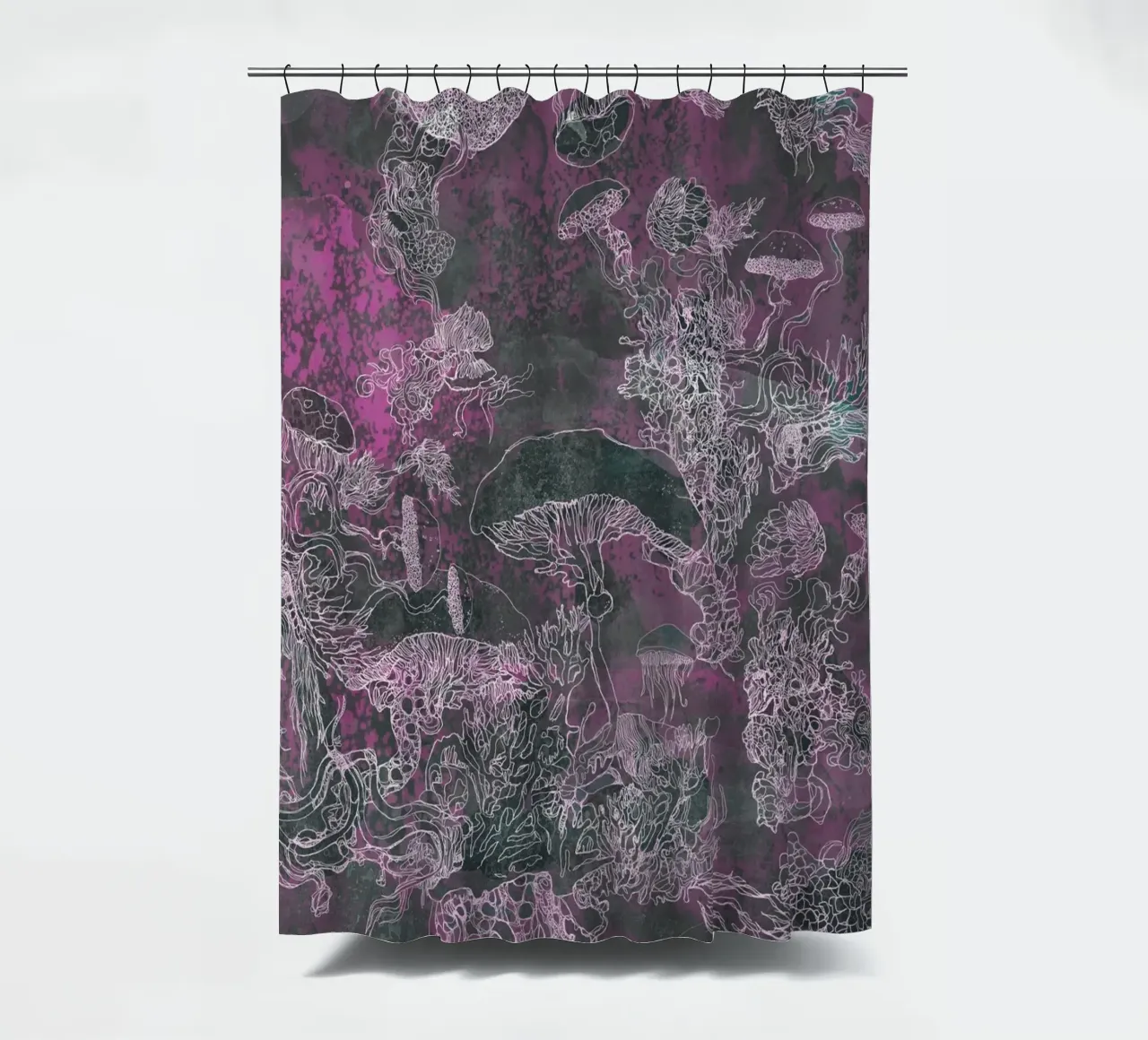 violet mush tenda da doccia da Giulio Iurissevich